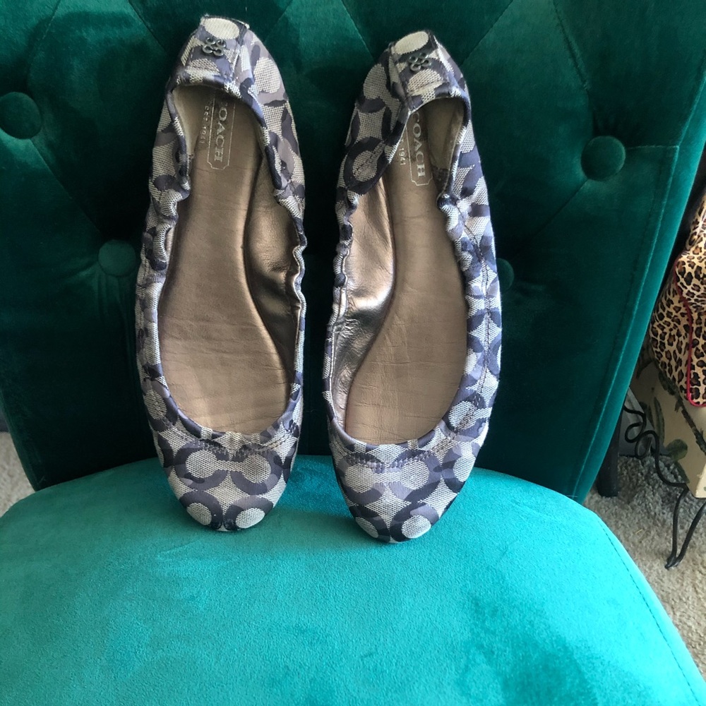 Coach logo flats